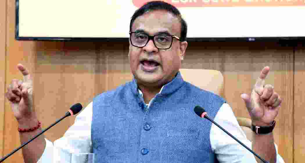 File photo of Assam Chief Minister Himanta Biswa Sarma. (PTI)