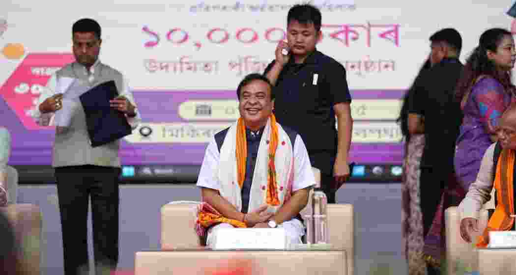 Assam Chief Minister Himanta Biswa Sarma seen at a public event in Guwahati in this file photo. Assam Chief Minister Himanta Biswa Sarma seen at a public event in Guwahati in this file photo.