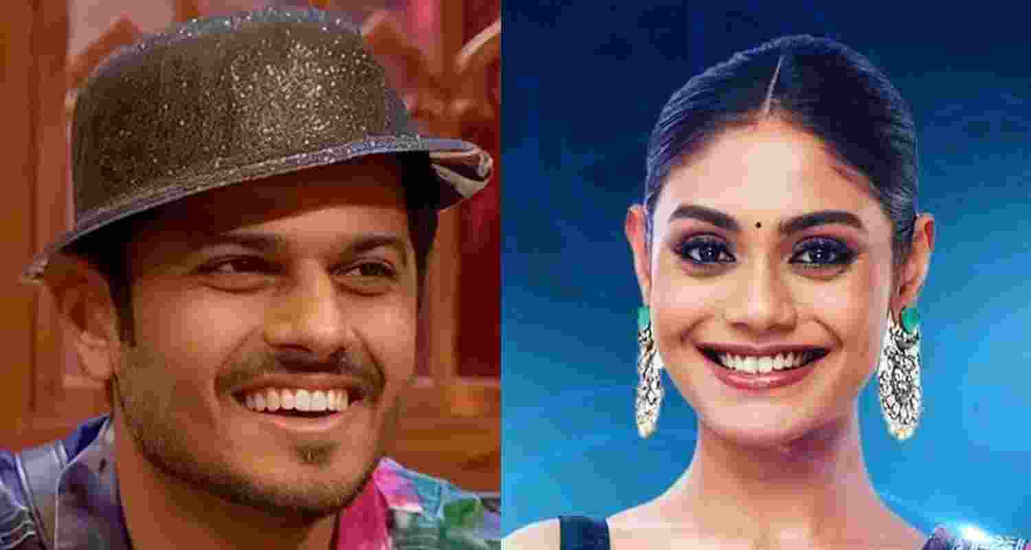 Actors Neil Bhatt and Sreejita De. Images: X Actors Neil Bhatt and Sreejita De. Images: X