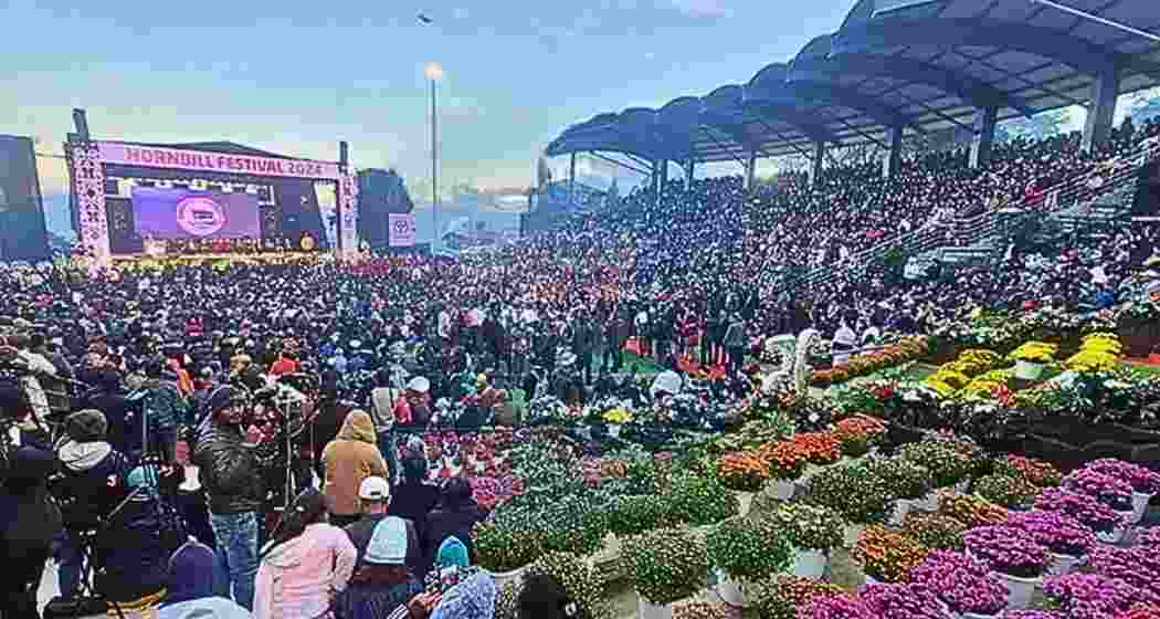 A glimpse from the concluding day of the Hornbill Festival in Nagaland.