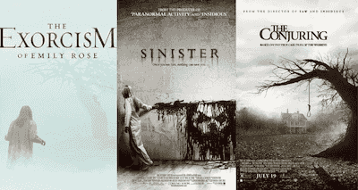 Exorcism of Emily Rose, Conjuring, Sinister