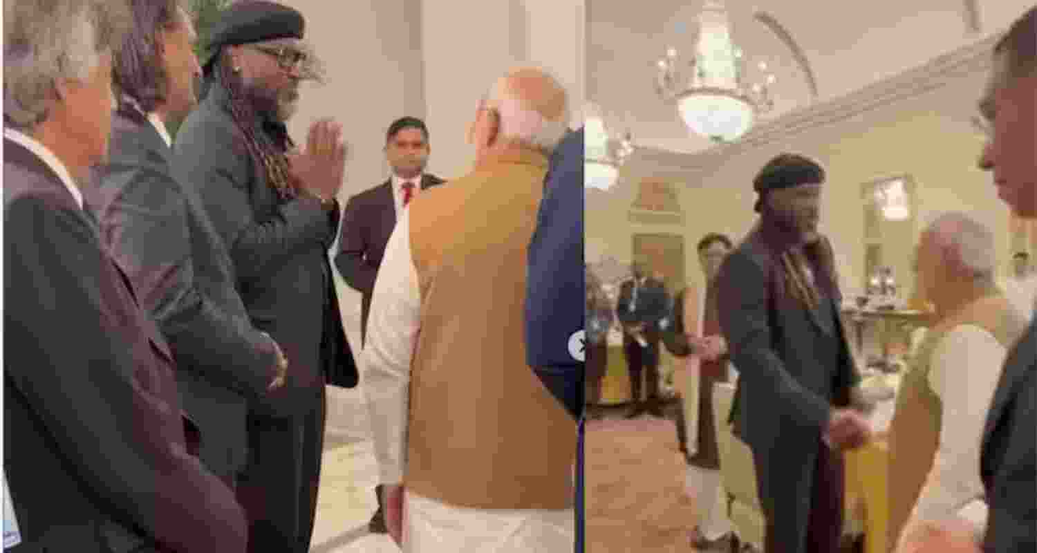 PM Modi Meets Cricket Legend Chris Gayle In Delhi.
