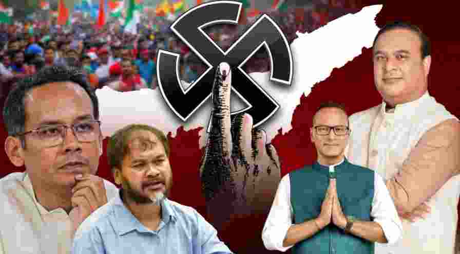 Alliances are being reshaped as parties recalibrate strategies for the April 9 polls in Assam.