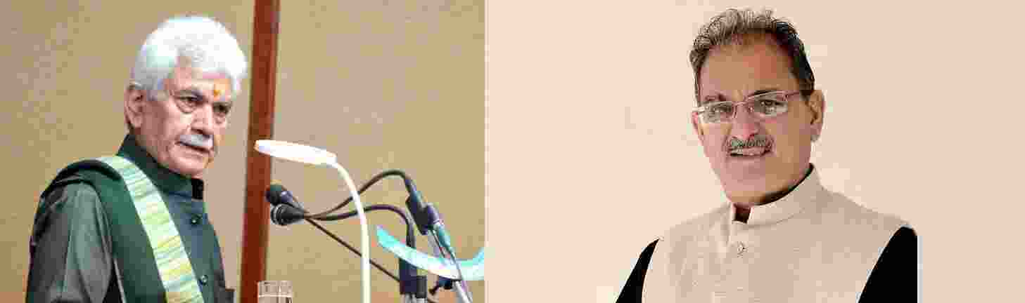 Ladakh LG hails inauguration of BRO projects, LG Sinha thanks DM