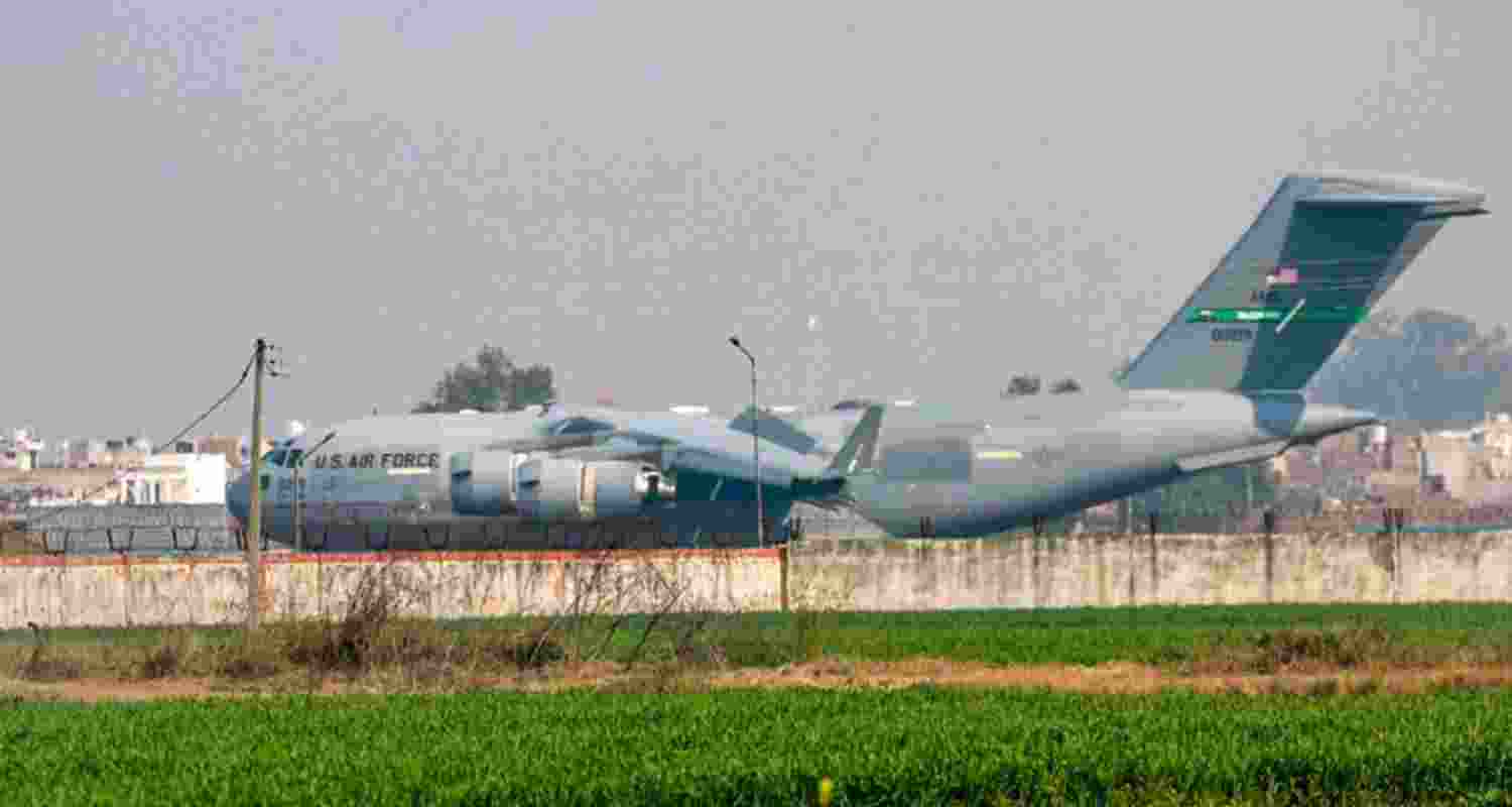 Third batch of deportees to land in Amritsar on Sunday night Third batch of deportees to land in Amritsar on Sunday night