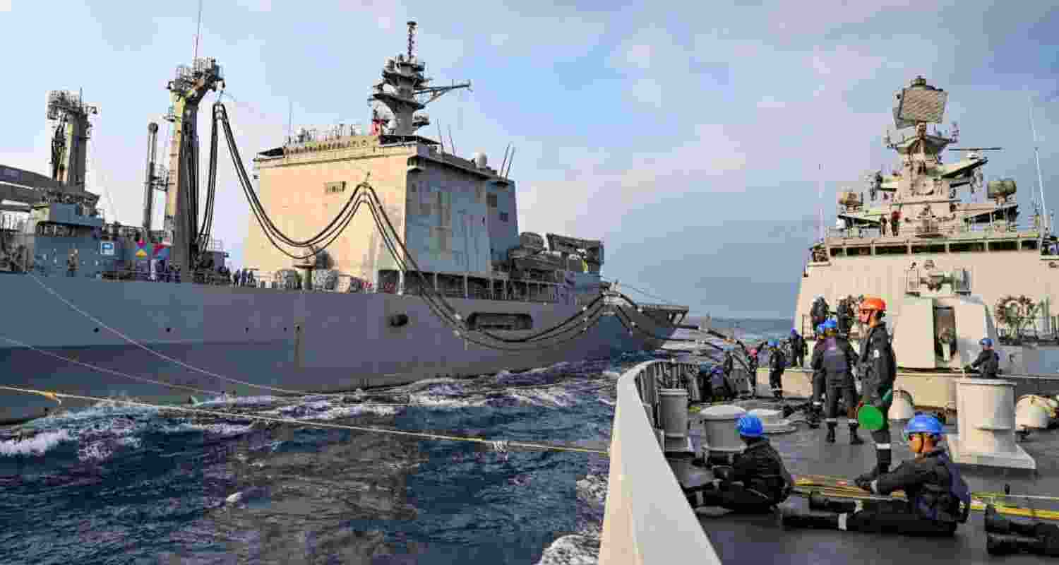 INS Sahyadri participated in the Sea phase of JAIMEX-25 from 16 to 18 October 2025. 