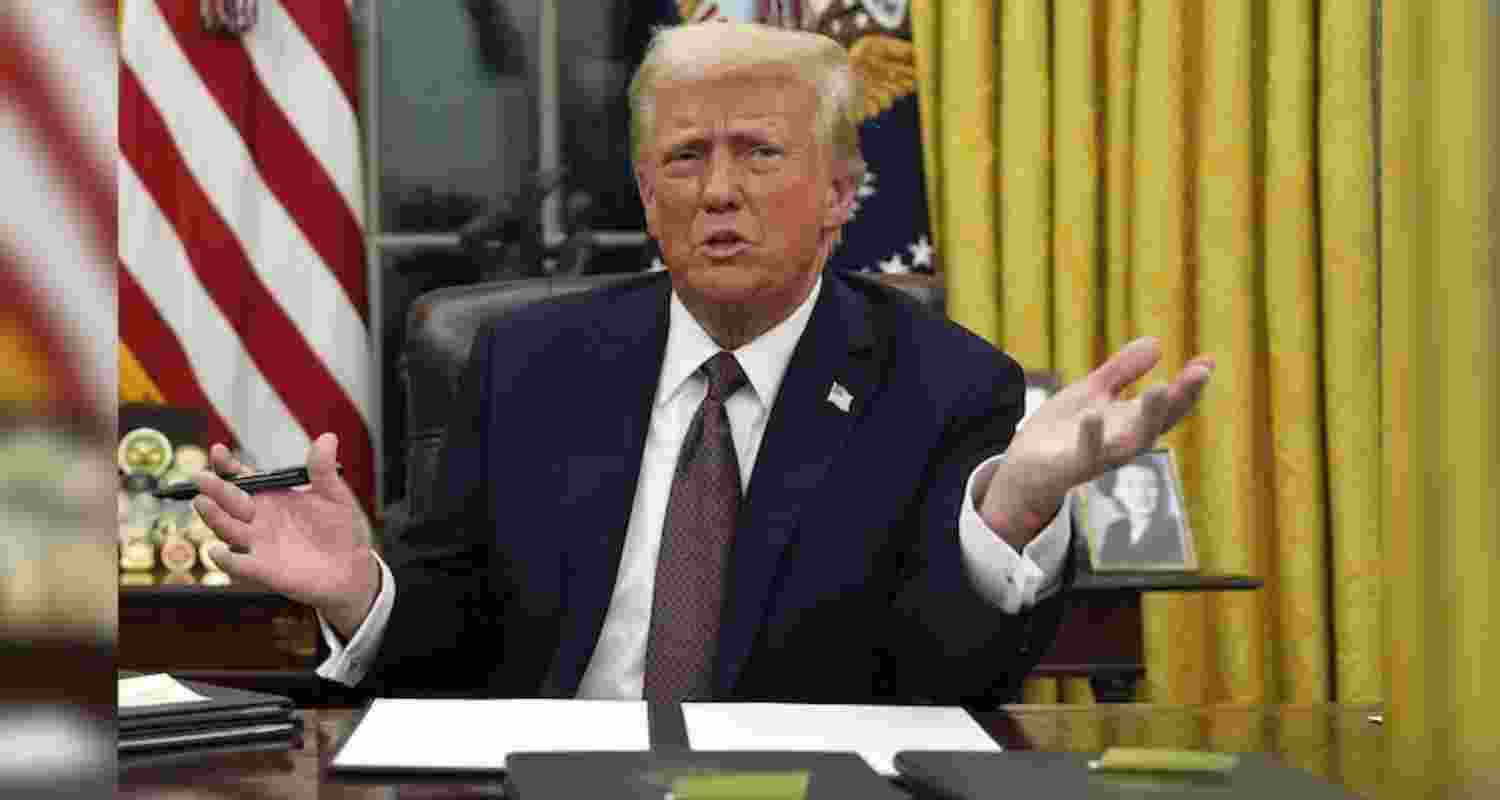 US President Donald Trump - file image.