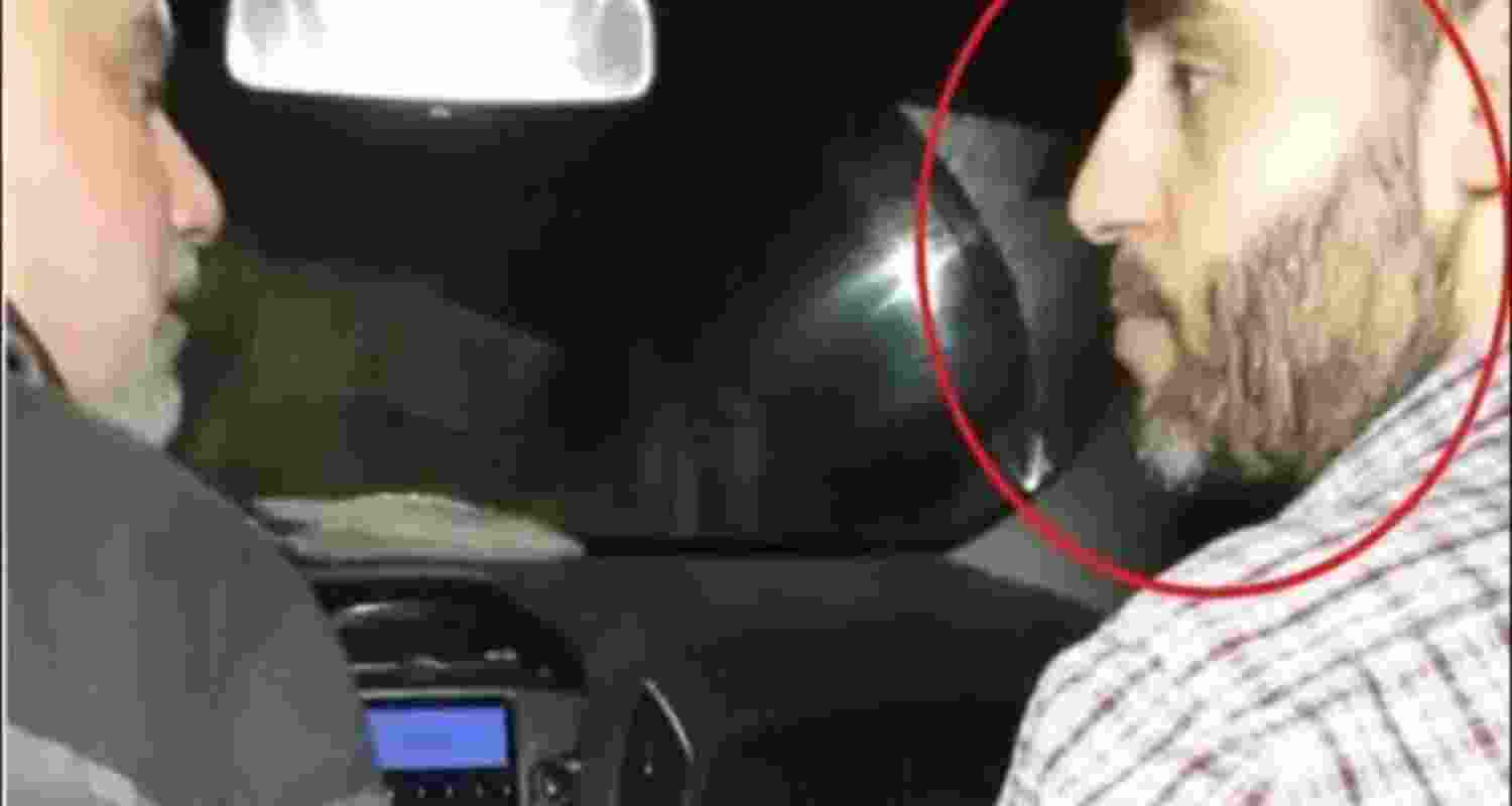 A. file photo of Mohammad Sinwar, a senior Hamas commander and the younger brother of Yahya Sinwar.