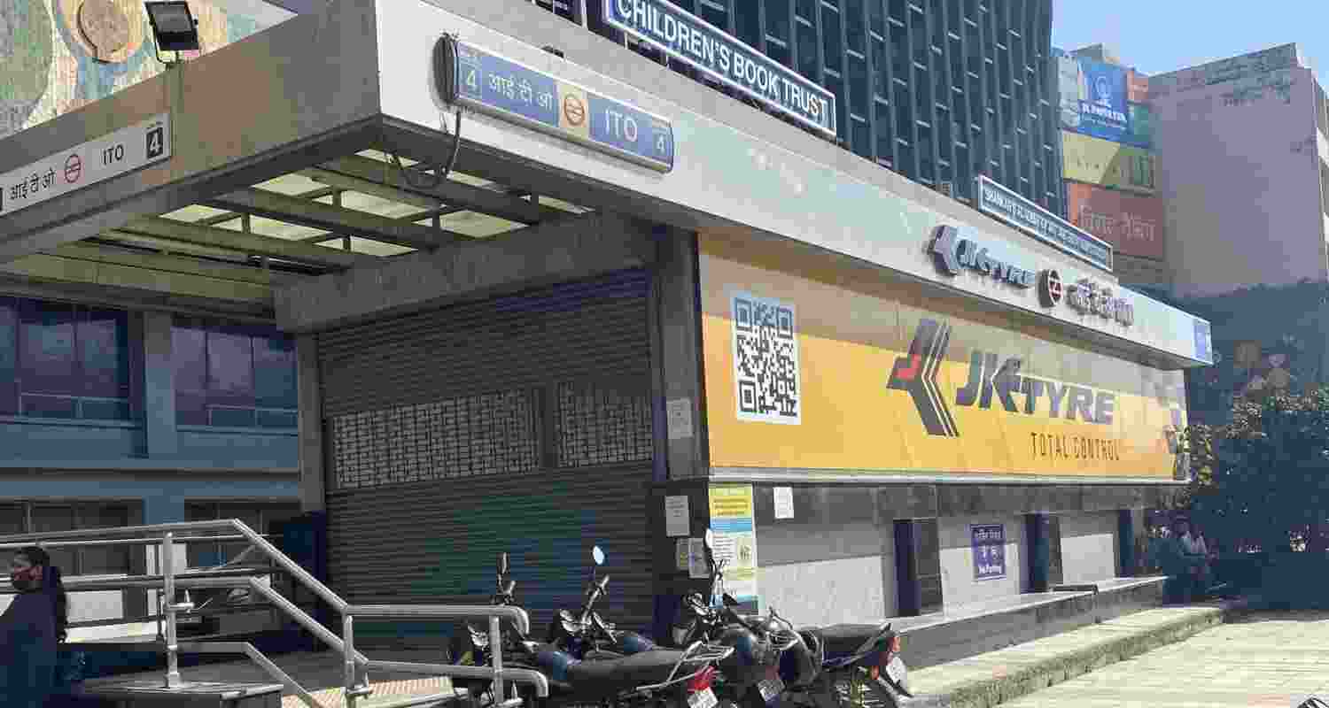 Delhi ITO Metro station 