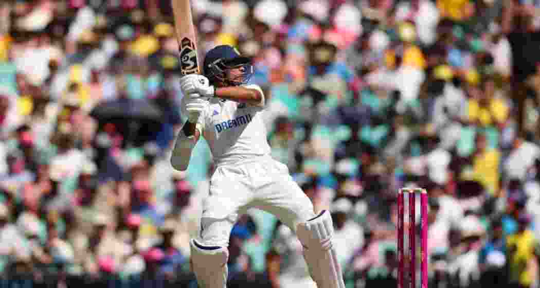 Yashasvi Jaiswal in action during the final Test between India and Australia in Sydney.