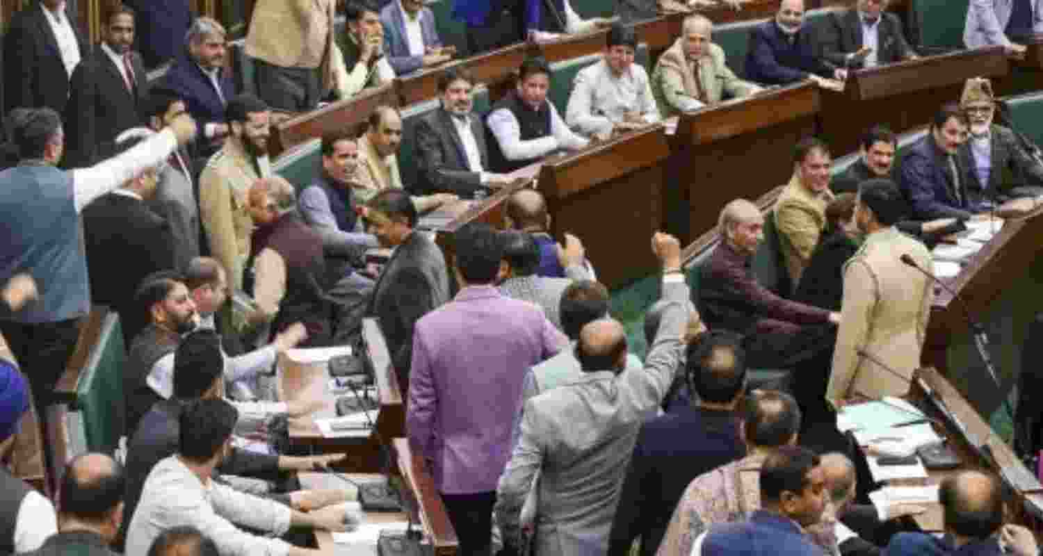 J&K assembly sees uproar over police action in Kulgam J&K assembly sees uproar over police action in Kulgam