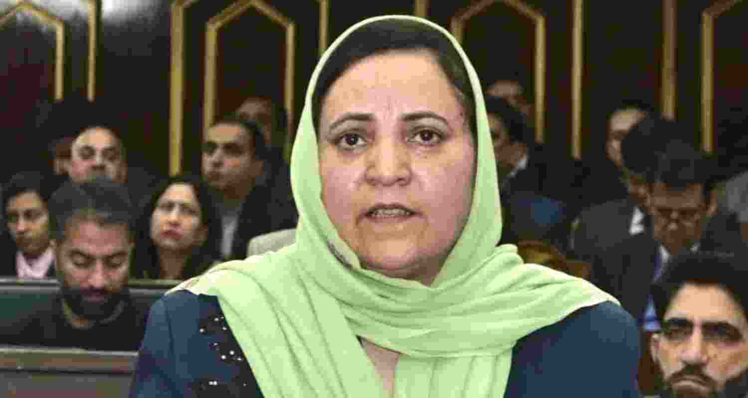 Health and Medical Education Minister Sakeena Itoo. 