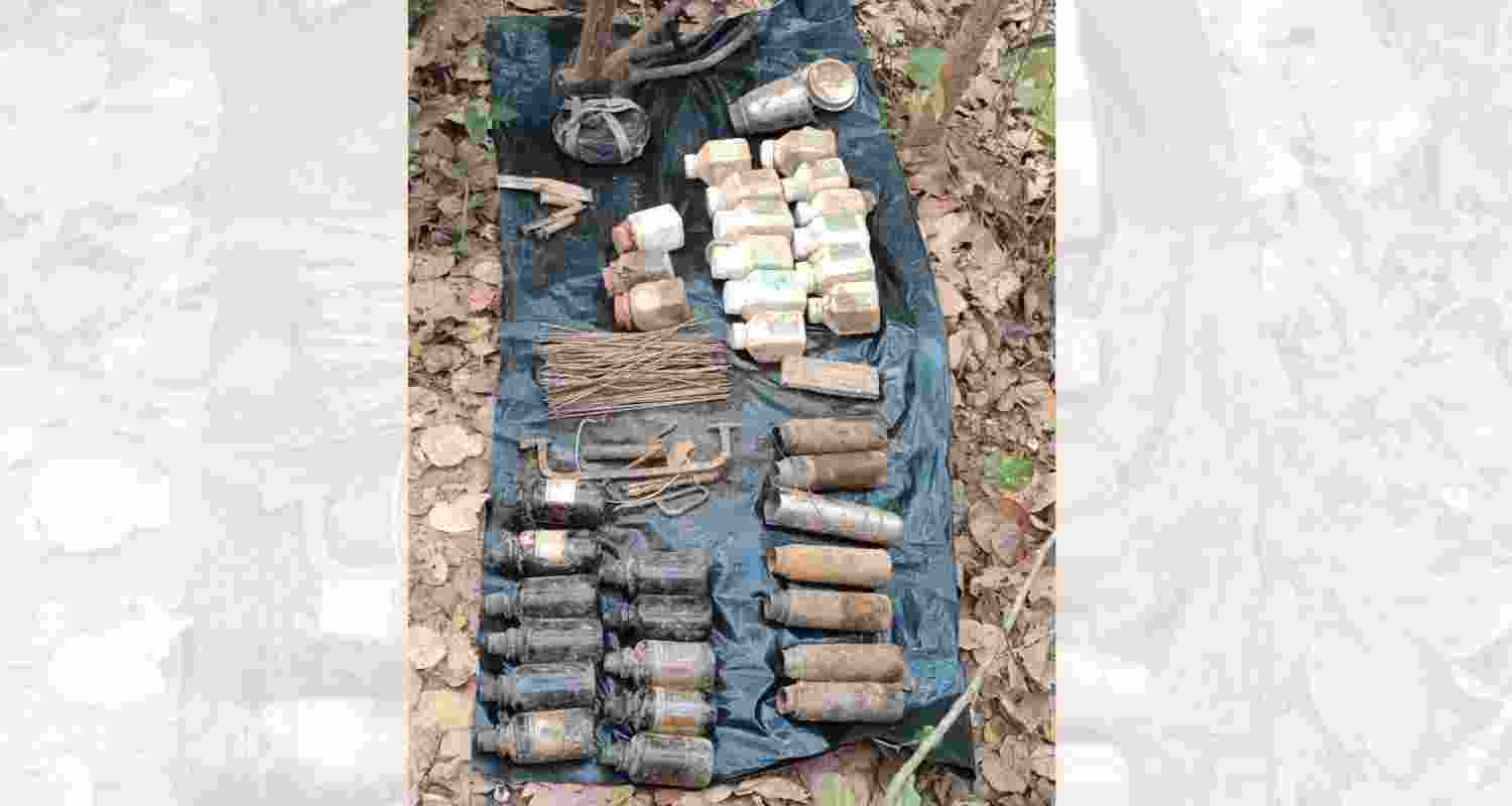 Massive explosives haul found in Maoist hideout in Jharkhand