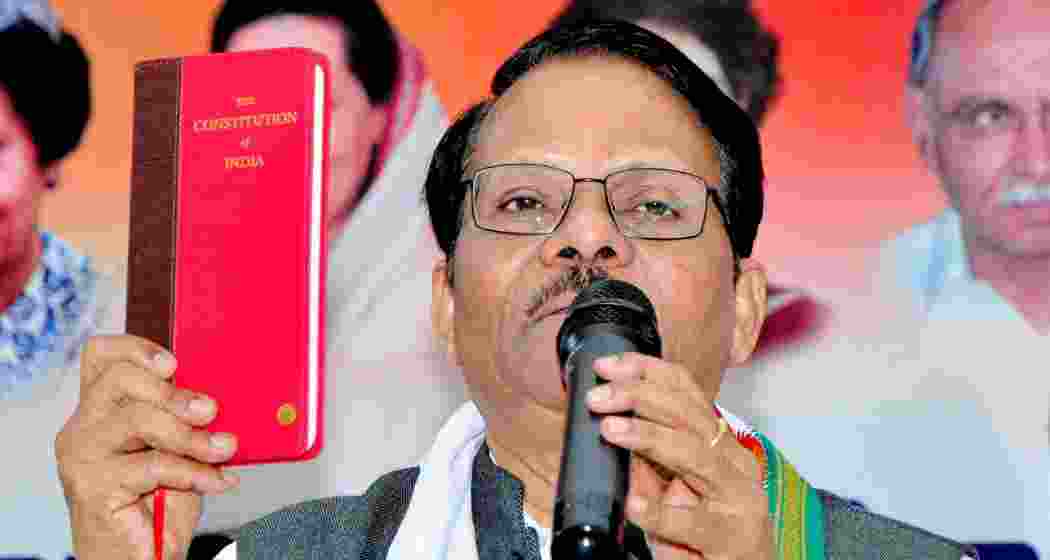 Newly appointed in-charge of Jharkhand Congress unit, K Raju. File photo.