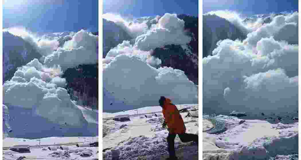 Scenes from past avalanches in Kashmir. File photo.