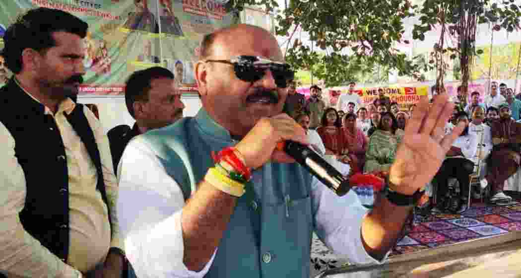 Deputy Chief Minister of Jammu and Kashmir Surinder Kumar Choudhary.