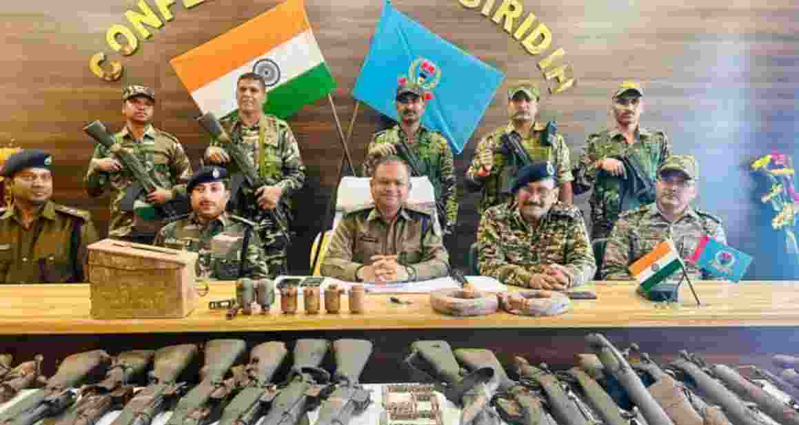 The joint operation was carried out by Giridih Police along with personnel of the CRPF’s 154th Battalion in the Bhalki hill and Kanedih areas under the Khukhra police station limits.