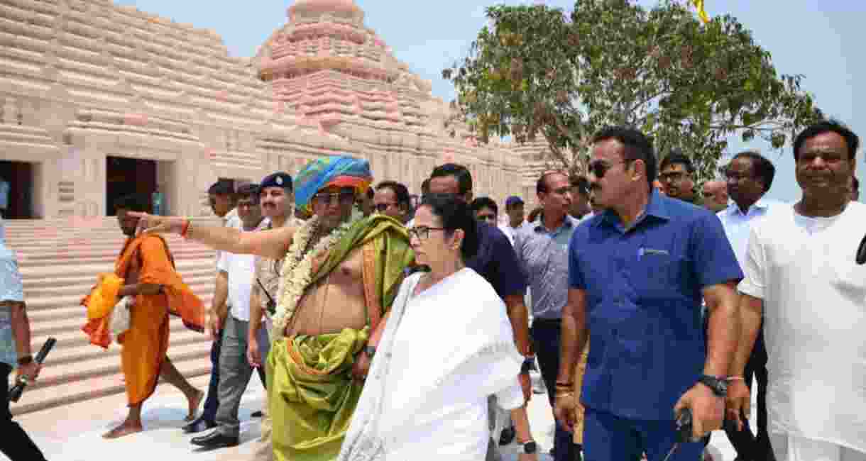 Row over ‘Dham’ signboard in Jagannath temple, Digha