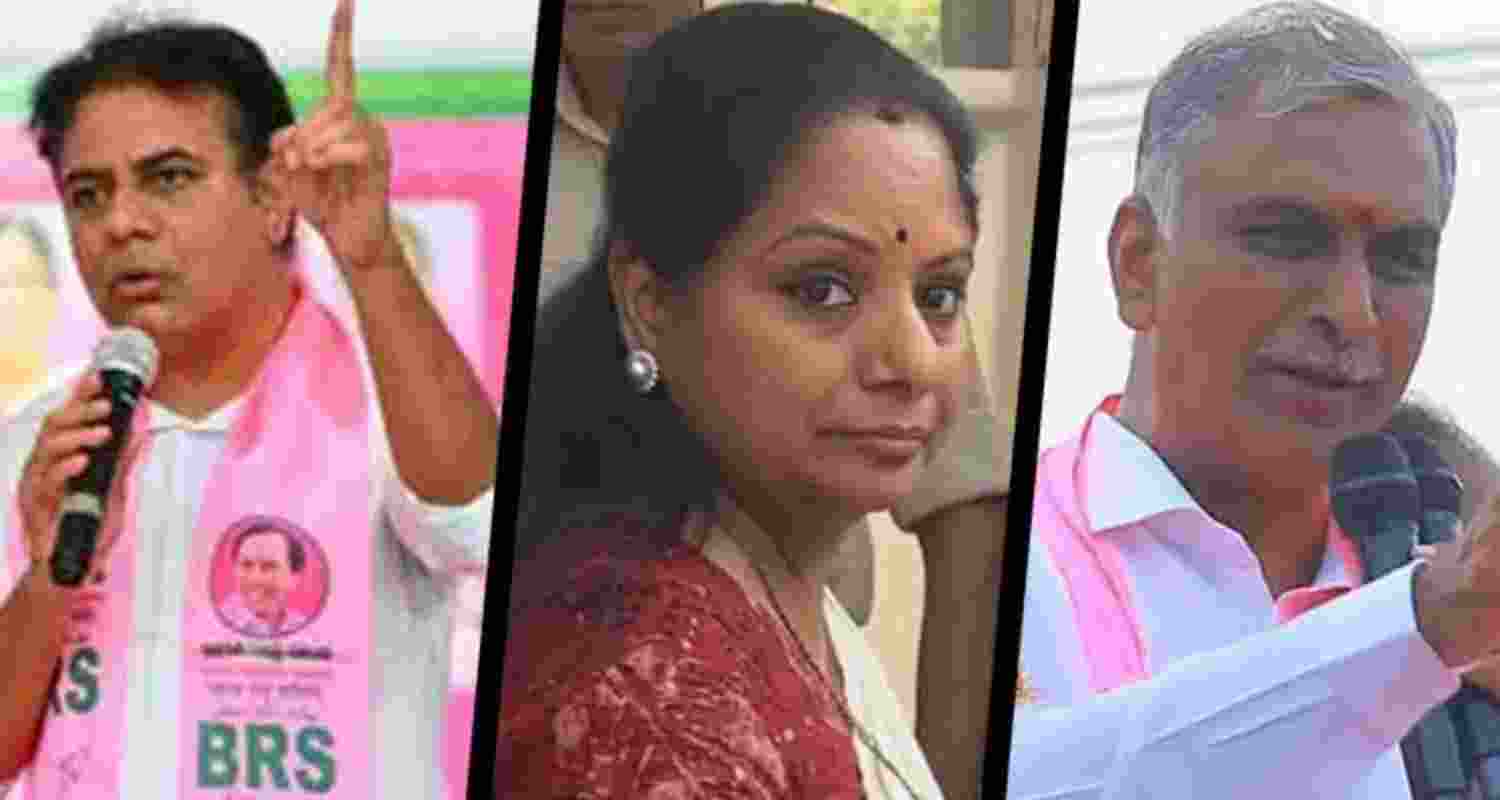 K Kavitha has launched a blistering attack on her brother and the party working president, KT Rama Rao and her cousin and former minister T Harish Rao.