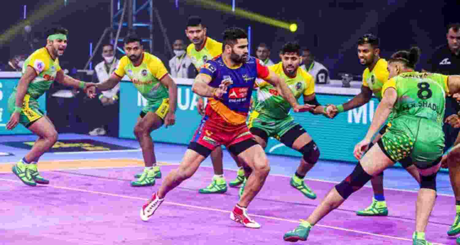 A file photo of a Pro Kabaddi League match in progress.