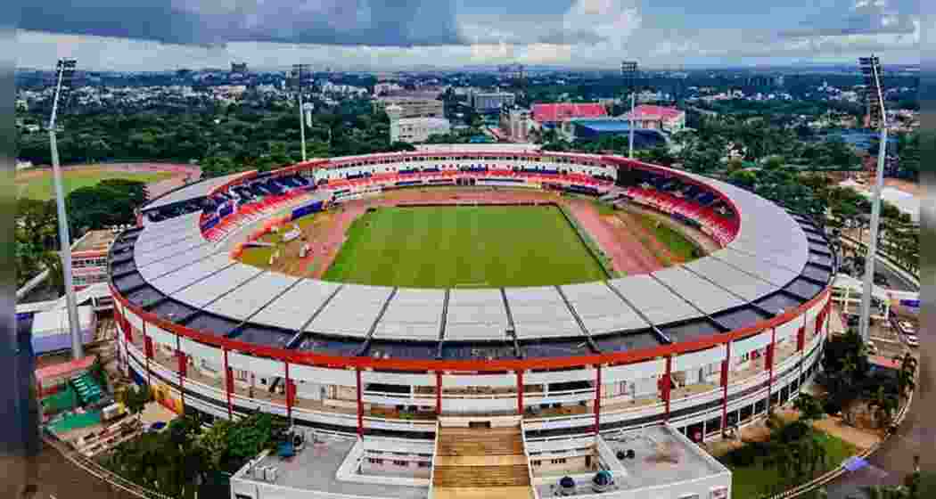 The Kalinga stadium in Bhubaneswar.