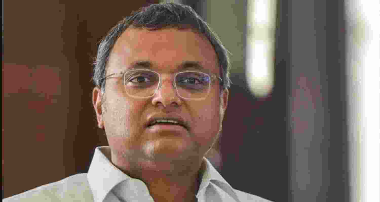  Karti Chidambaram, former finance minister P Chidambaram's son and Congress MP, 