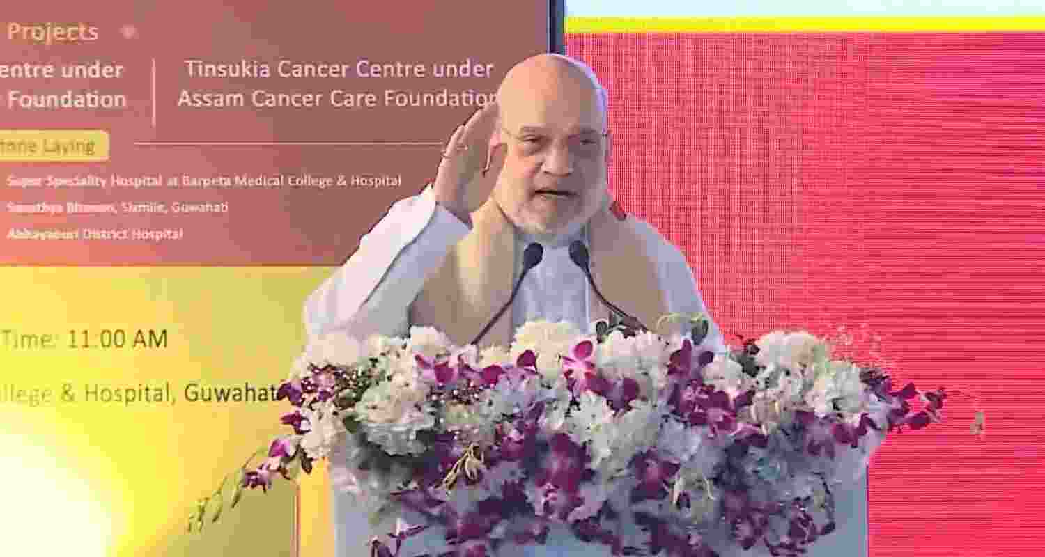 Amit Shah inaugurates and lays foundation for health projects worth ₹2,092 crore in Assam, including Pragjyotishpur Medical College and new super-speciality hospitals.