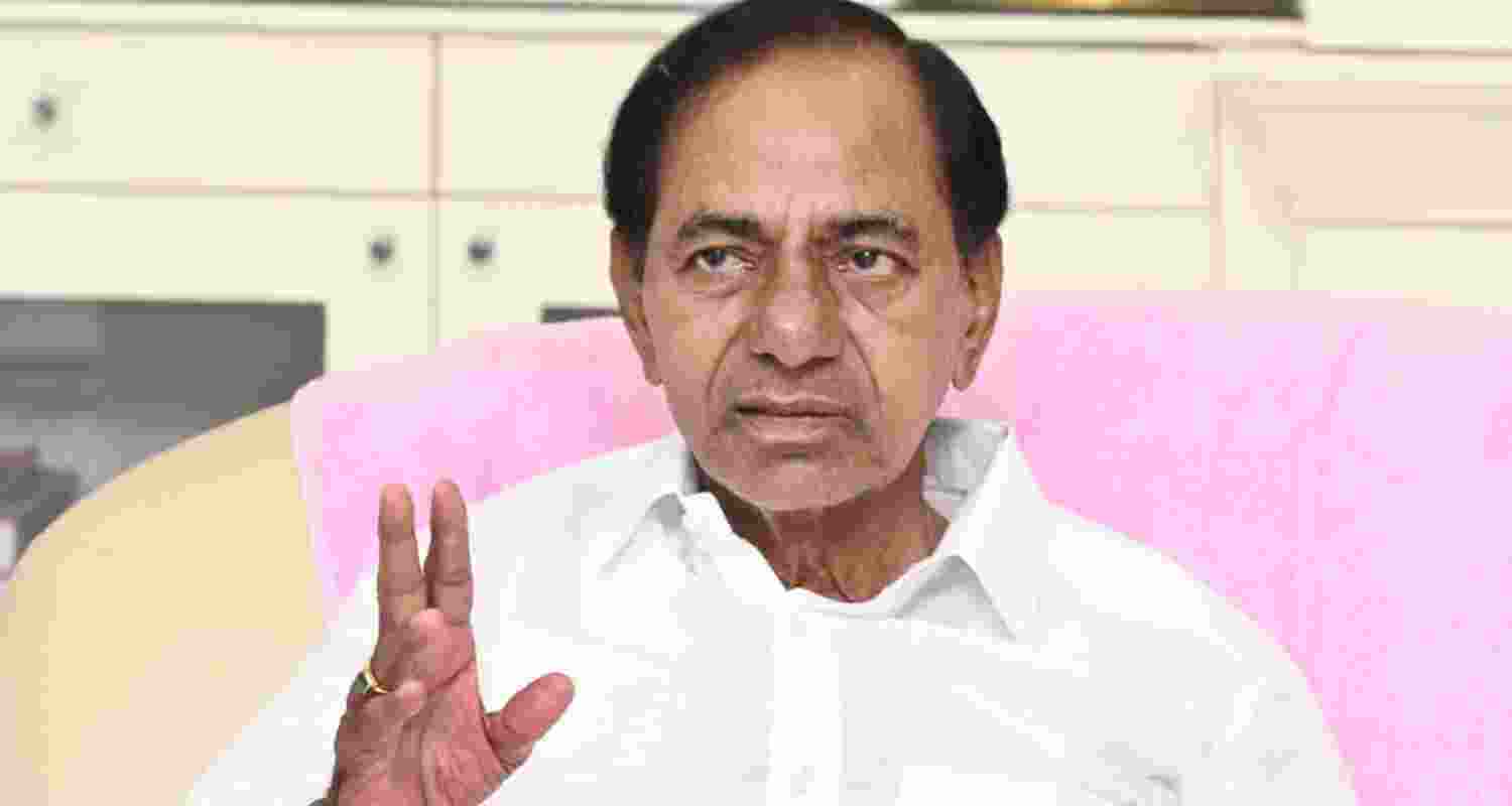 BRS Supremo K Chandrasekhar Rao.