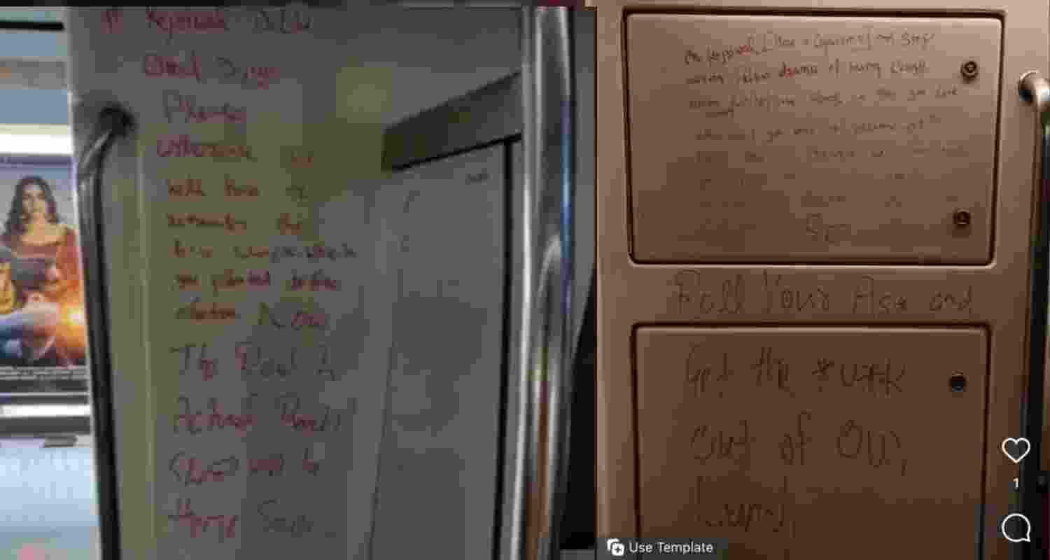 The Delhi Police has started a probe into the graffiti found written inside the metro trains and on stations bearing Aam Aadmi Party national convenor and Delhi Chief Minister Arvind Kejriwal's name, an officer said on Monday.