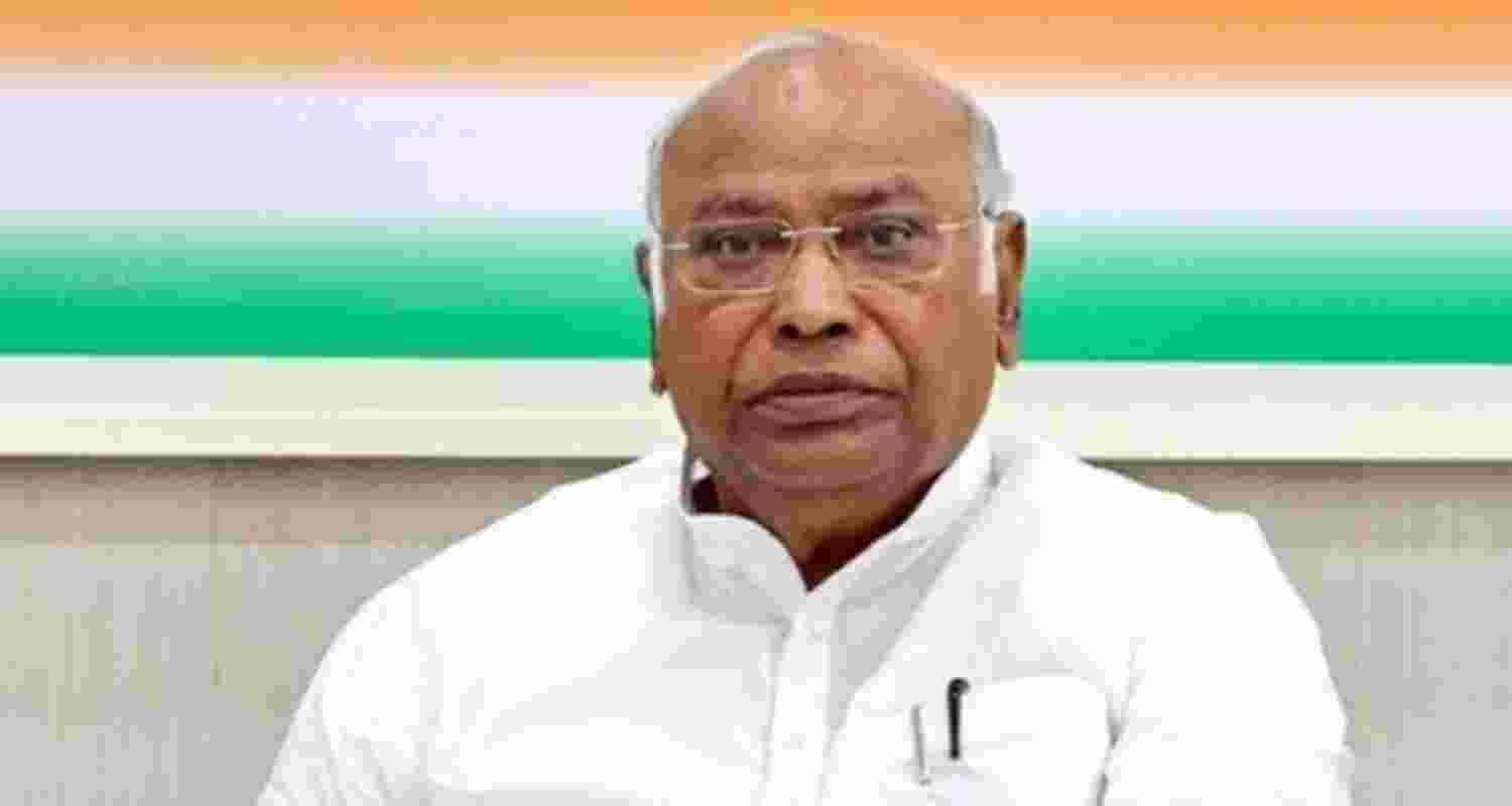 Congress President Mallikarjun Kharge.