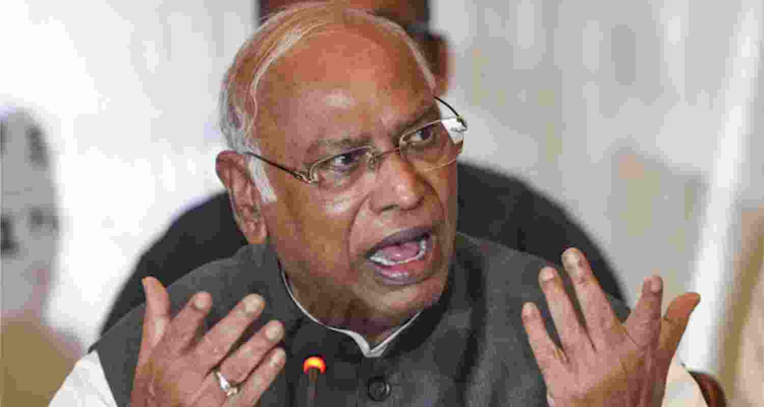 Congress president Mallikarjun Kharge. File photo.