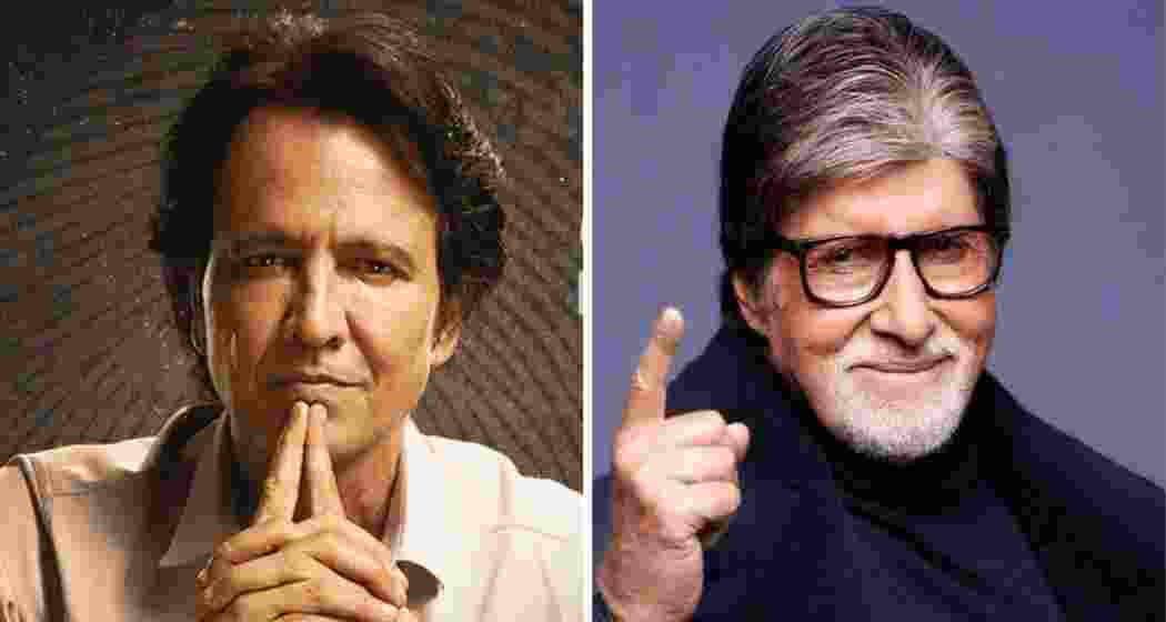 Actors Kay Kay Menon and Amitabh Bachchan.
