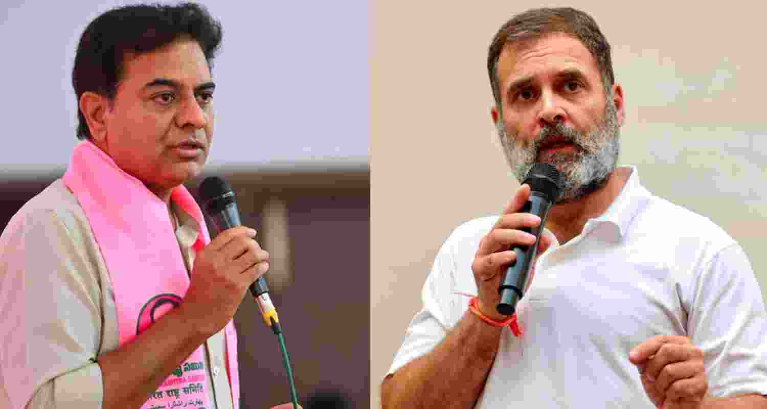 KTR to Rahul: Why demolish homes for Miss World pageant? KTR to Rahul: Why demolish homes for Miss World pageant?