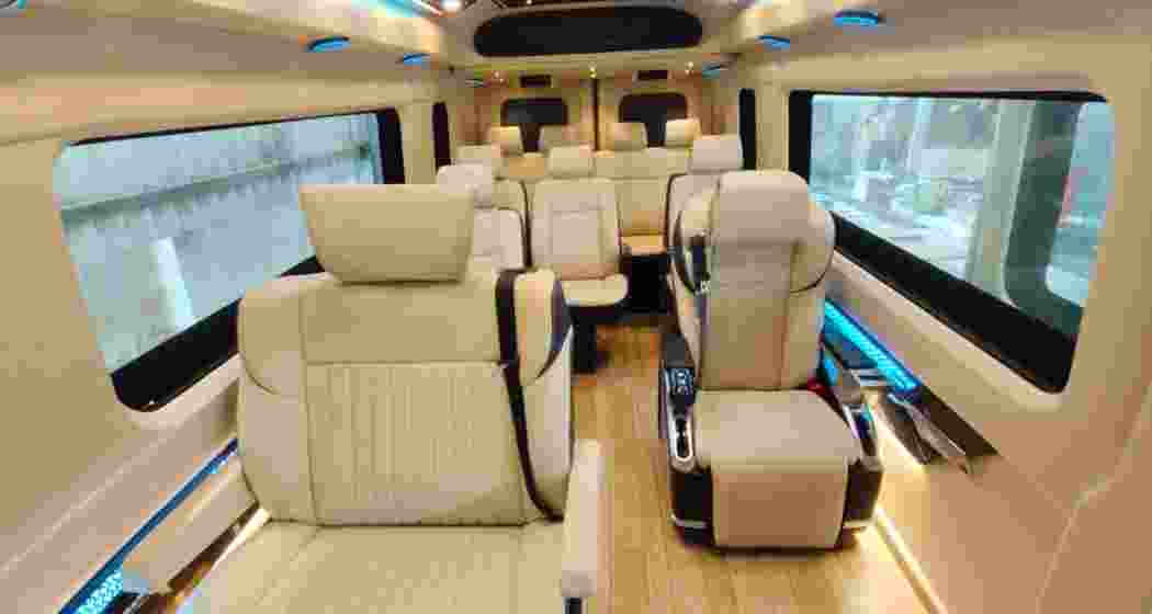 A luxury van on display. (Representational image)