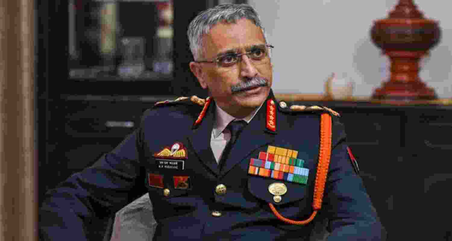Former army chief M M Naravane. 