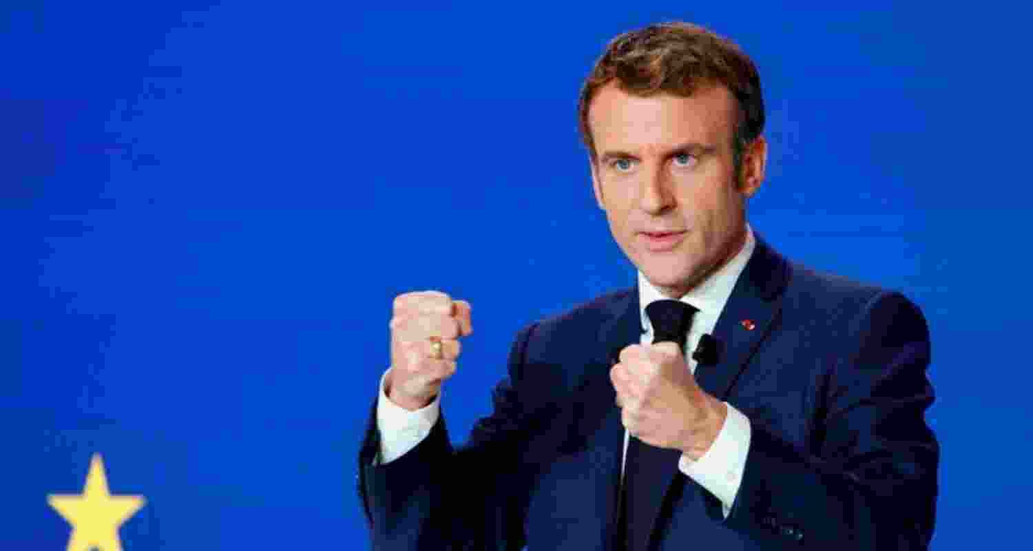 French President Emmanuel Macron - file image. French President Emmanuel Macron - file image.