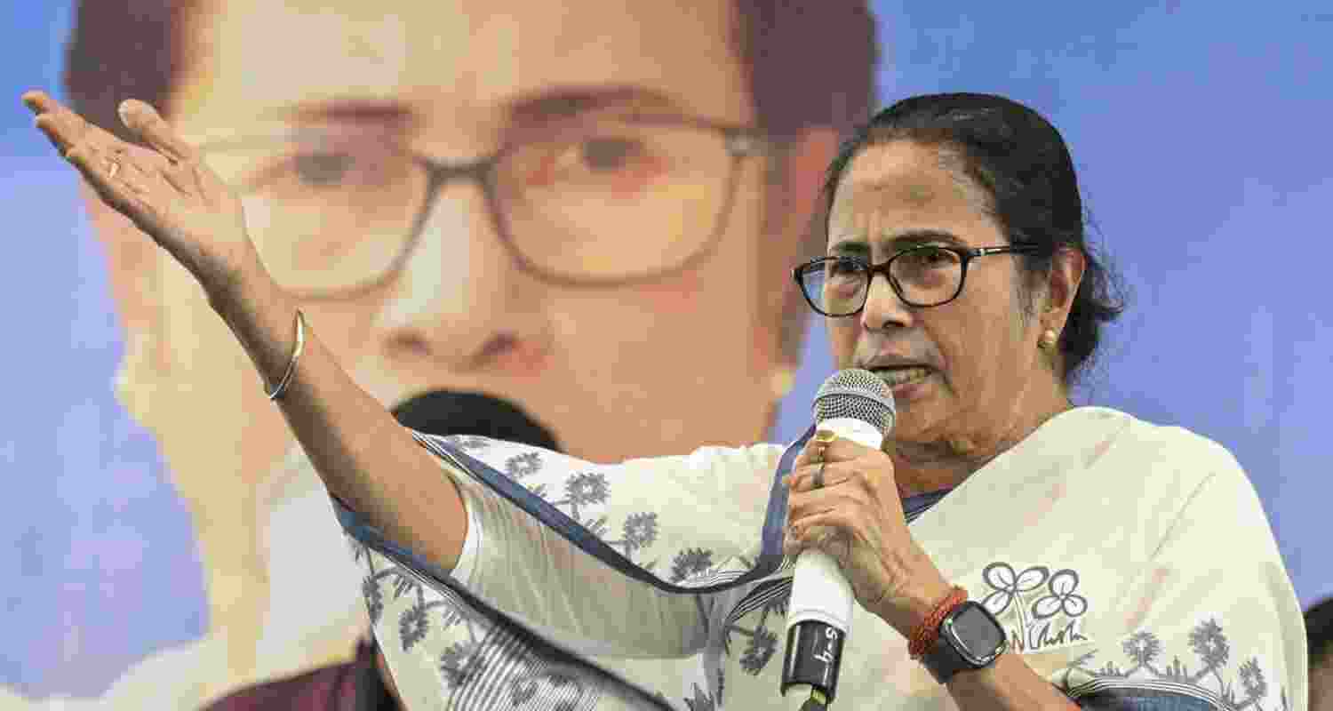 West Bengal Chief Minister Mamata Banerjee - file image.