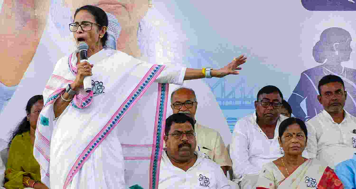  Trinamool Congress leader Mamata Bannerjee. 