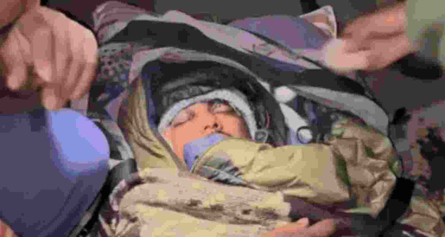 After a six-hour ordeal in freezing temperatures, a 13-member rescue team trekked 20 kilometers.