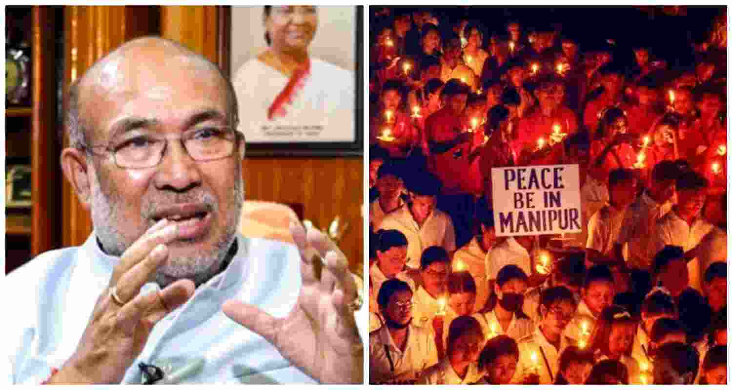 Manipur CM N. Biren Singh. File photo. 