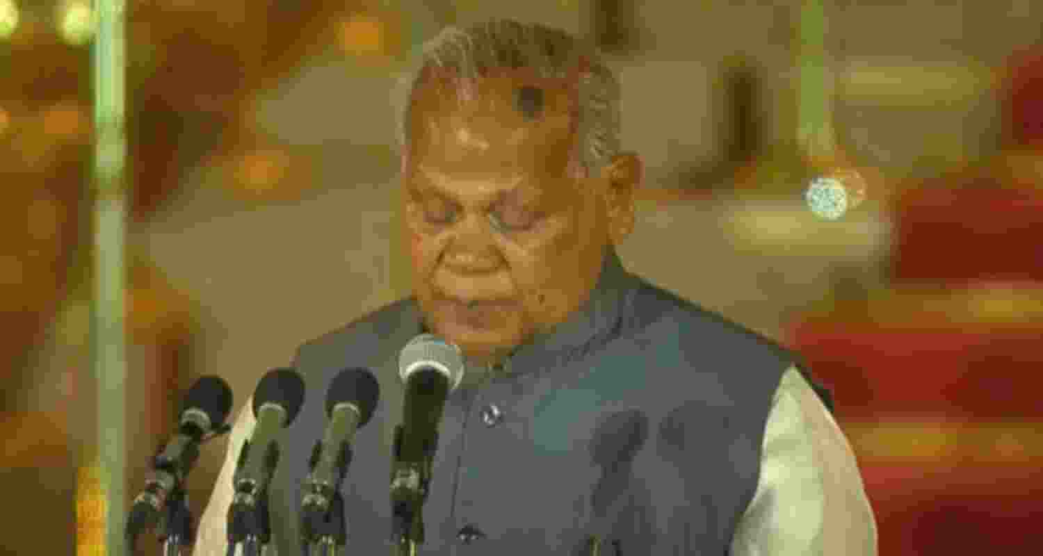 Jitan Ram Manjhi takes oath as cabinet minister in Modi 3.0