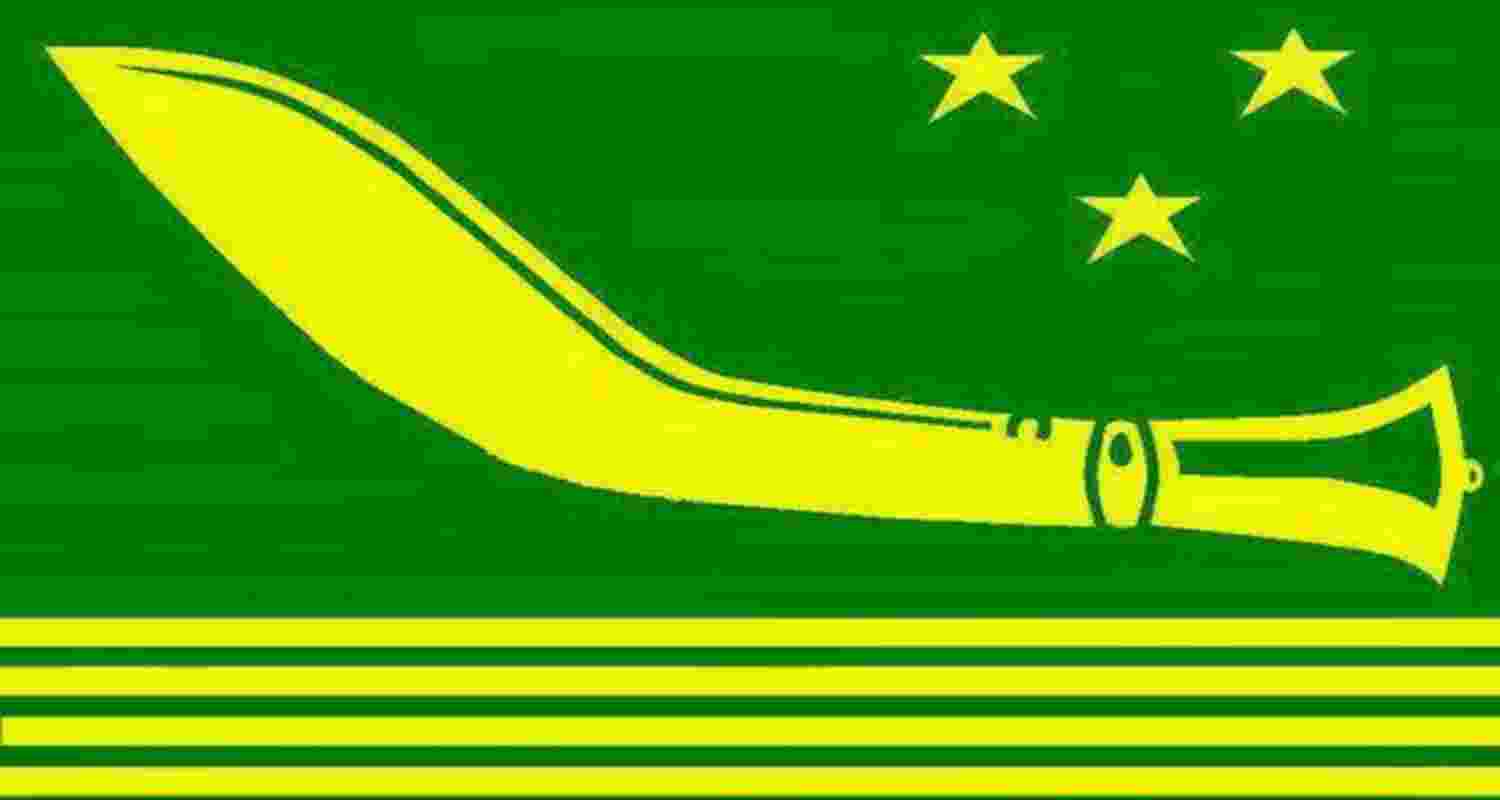 Flag of Gorkha National Liberation Front (GNLF).
