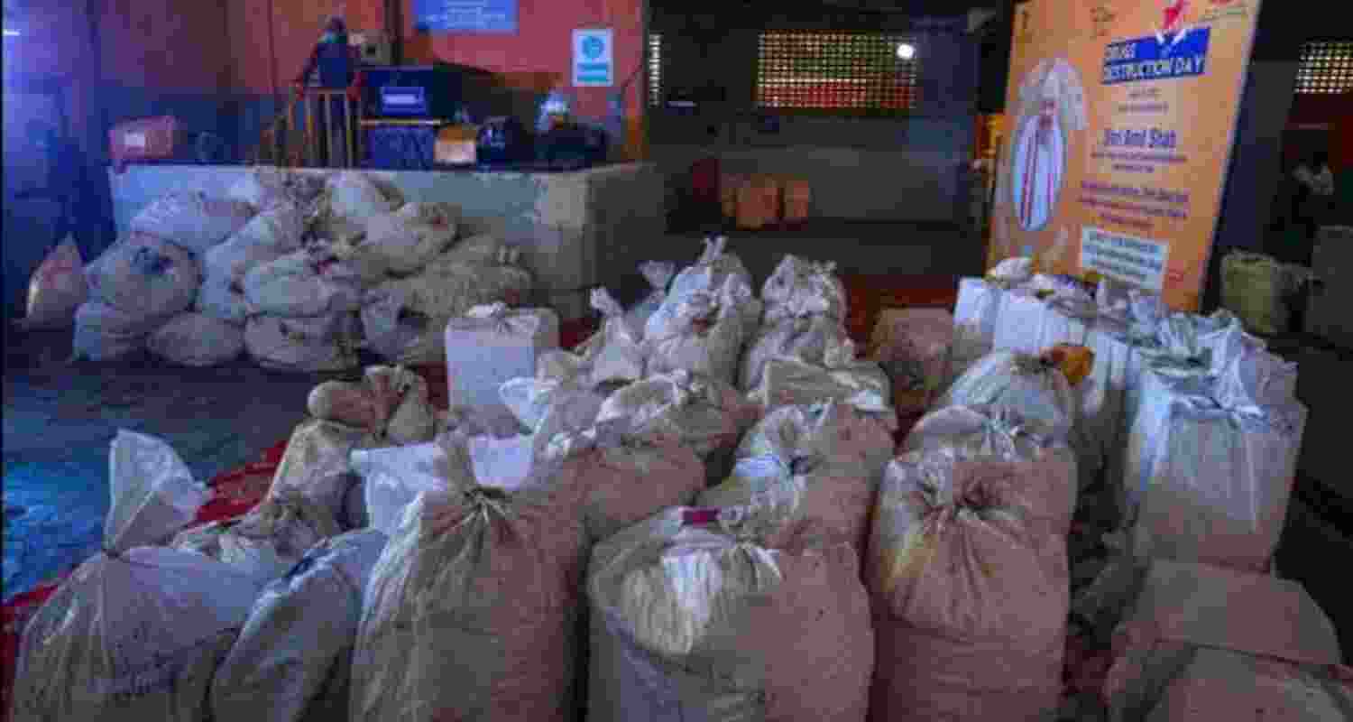 Acting on a tip-off, the agencies seized 441 kilograms of marijuana being smuggled from Odisha to Bihar via Simdega. The seized consignment is estimated to be worth around ₹3 crore in the illegal market. One trafficker was arrested during the operation.