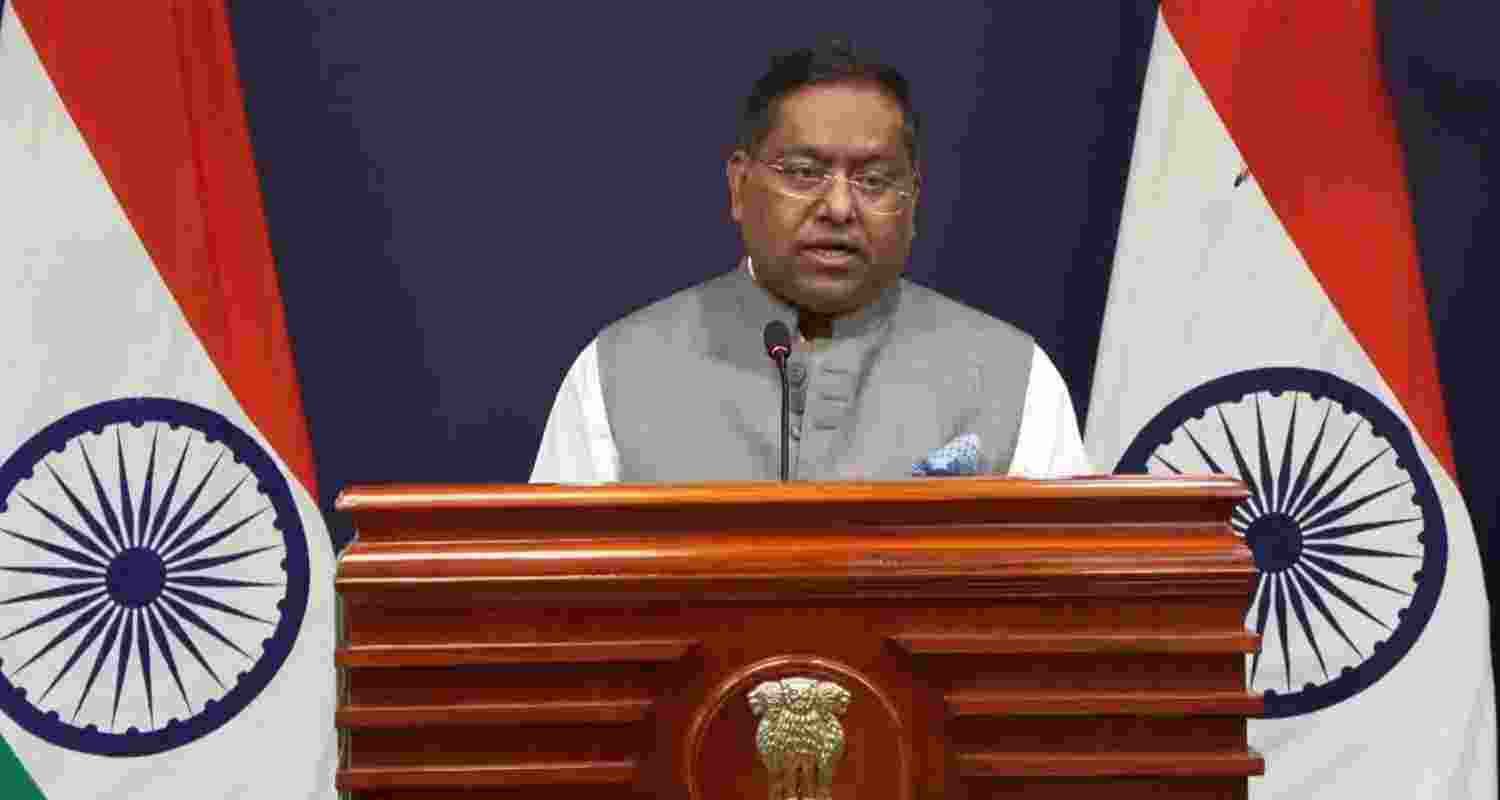 Randhir Jaiswal says Ministry of External Affairs is in touch with Iran as S. Jaishankar holds talks with Iranian counterpart amid war concerns.