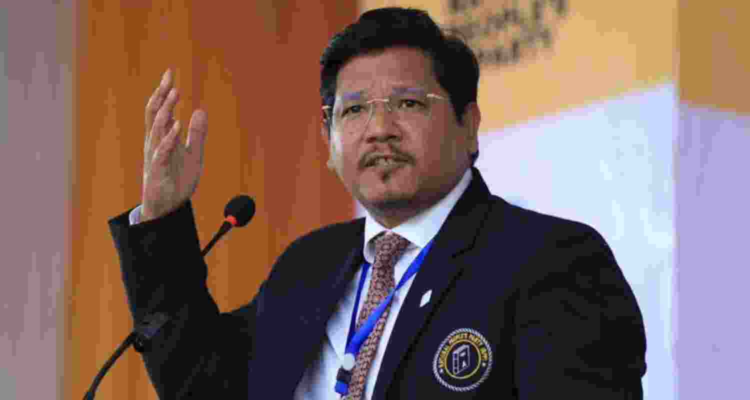 Meghalaya Chief Minister Conrad K Sangma - file image.