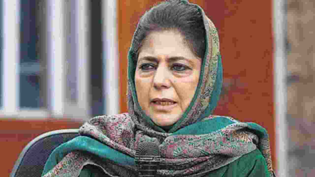 JKPDP President and former CM Mehbooba Mufti. Image: X