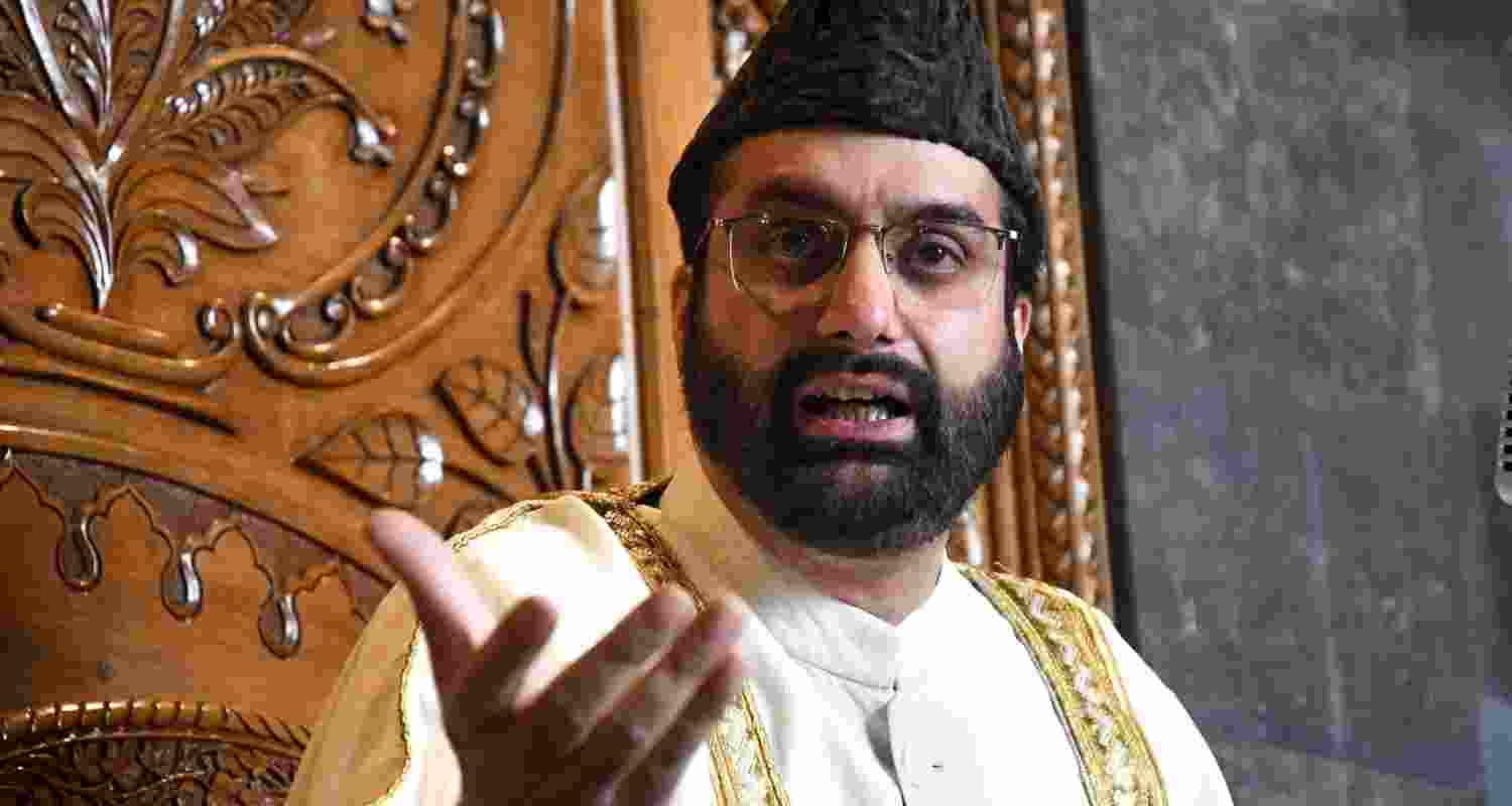Moderate Hurriyat Leader and Mirwaiz Umar Farooq. Image: X Moderate Hurriyat Leader and Mirwaiz Umar Farooq. Image: X