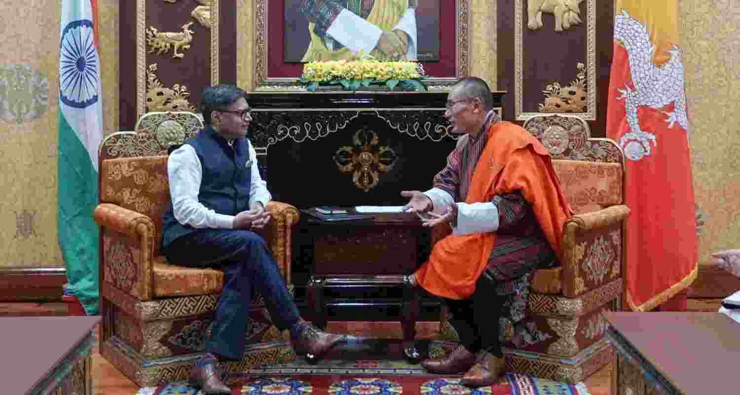 Foreign Secretary Vikram Misri met Bhutan’s PM Tobgay. 