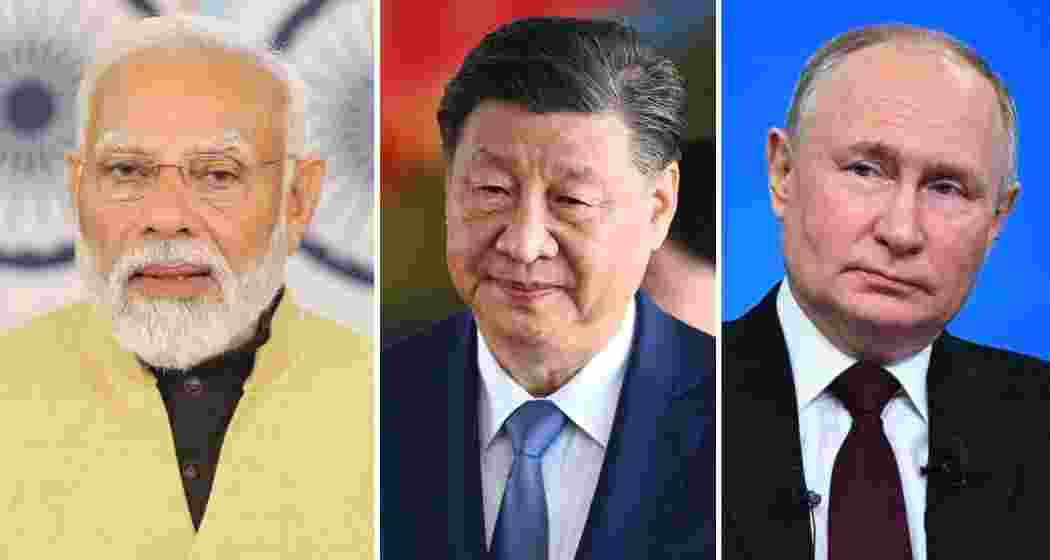 PM Modi, President Xi, and President Putin.