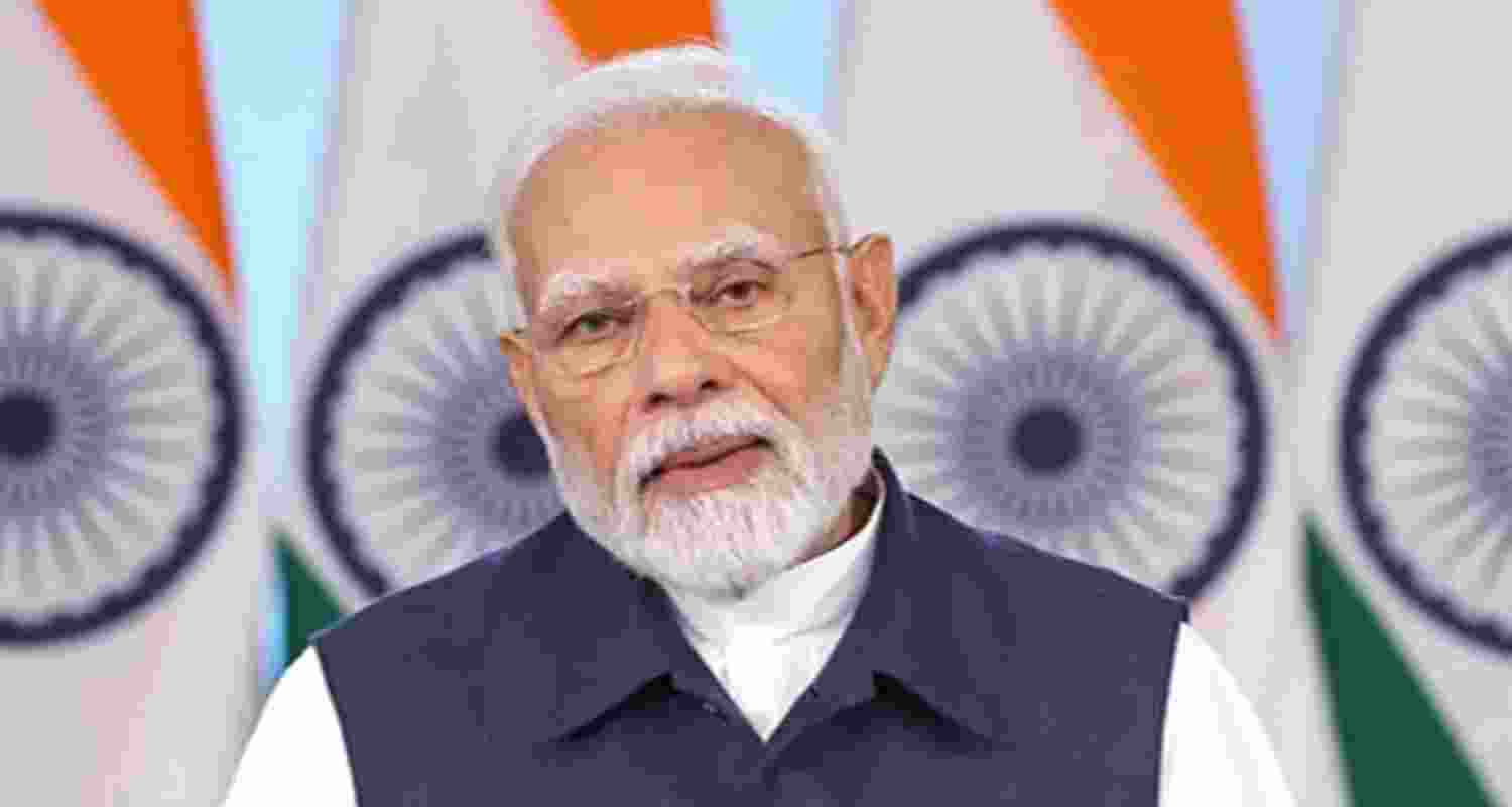 Prime Minister Narendra Modi addressing 124th episode of Mann Ki Baat.